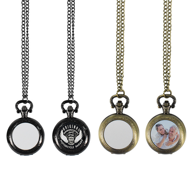 Jewelry Watches Women - สร้อยคอจี้นาฬิกาพกโลหะวินเทจแบบกำหนดเอง สร้อยคอนาฬิกาคลาสสิก เครื่องประดับแฟชั่นสำหรับผู้ชายและผู้หญิง