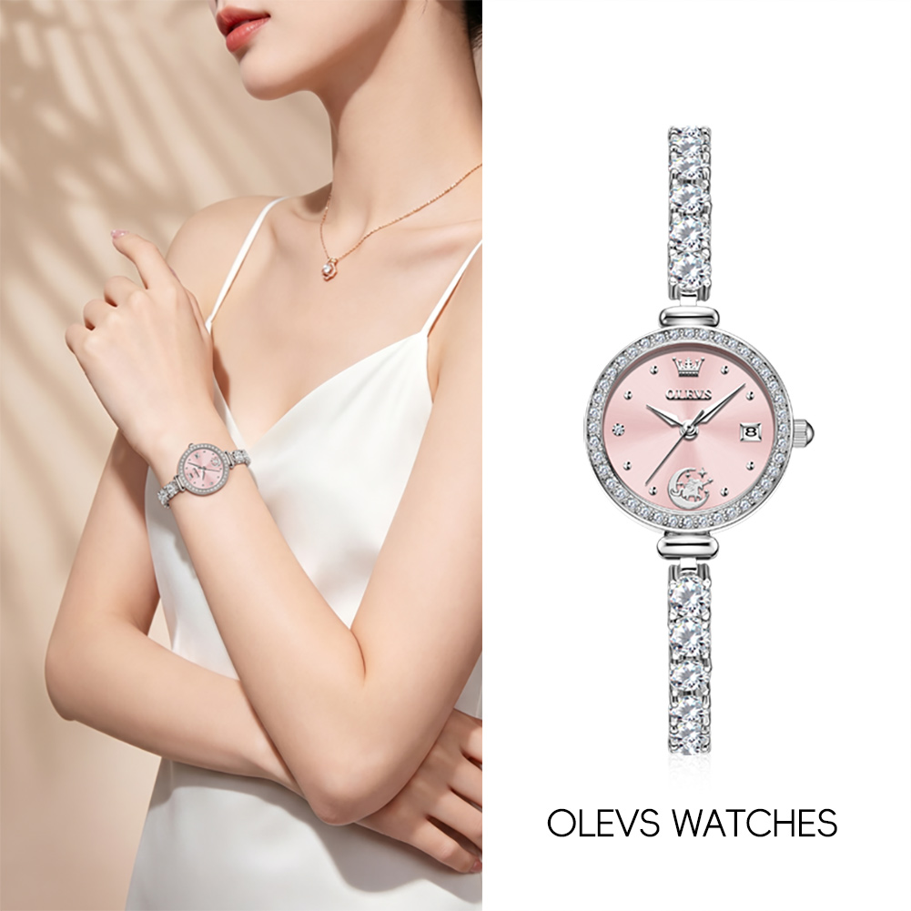 Jewelry Watches Women - นาฬิกา OLEVS 2998 ของแท้จากแบรนด์ สำหรับผู้หญิง พร้อมกล่องของขวัญ