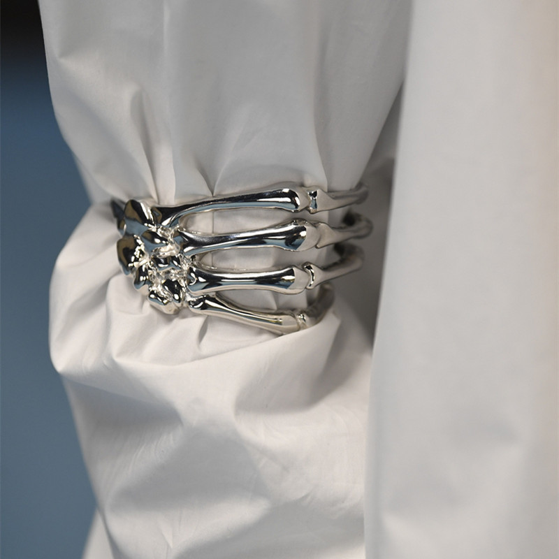 Gothic Skull Ring - ใหม่ Punk Dark Skull Ghost Claw
