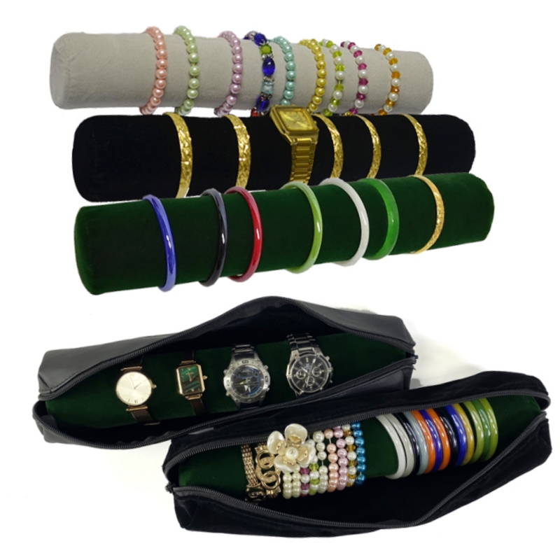 Watches Jewelry Holder - เครื่องประดับผู้ถือบาร์พร้อมซิปกระเป๋าสร้อยข้อมือกําไลข้อมือนาฬิกา CHAIN Organizer กระเป๋าแบบพกพาเครื่องประดับกระเป๋า