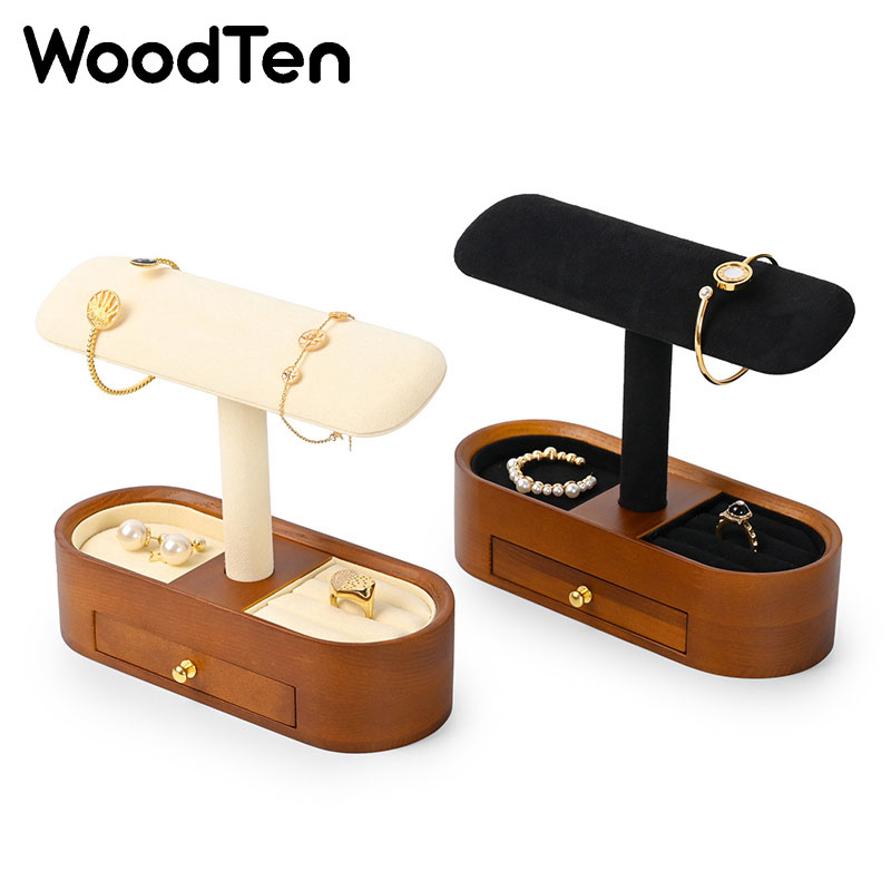 แท่นวางนาฬิกา WoodTen พร้อมลิ้ - Watches Jewelry Holder บทวิจารณ์และราคา