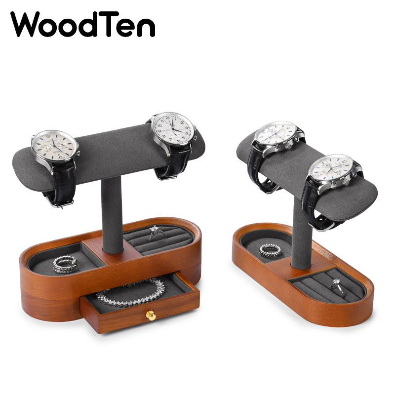 แท่นวางนาฬิกา WoodTen พร้อมลิ้ - Watches Jewelry Holder บทวิจารณ์และราคา