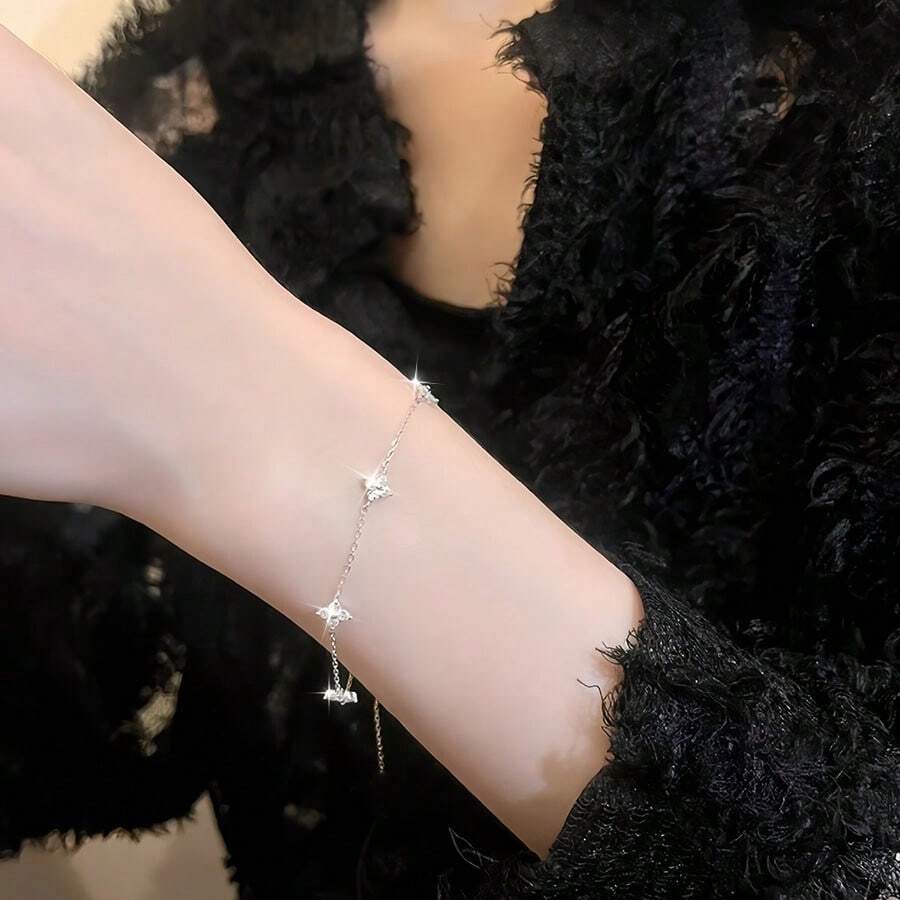 สร้อยข้อมือจี้ดอกไม้ประดับเซอร - Luxury Gifts Jewelry & Watches Namfleg Mostar บทวิจารณ์และราคา