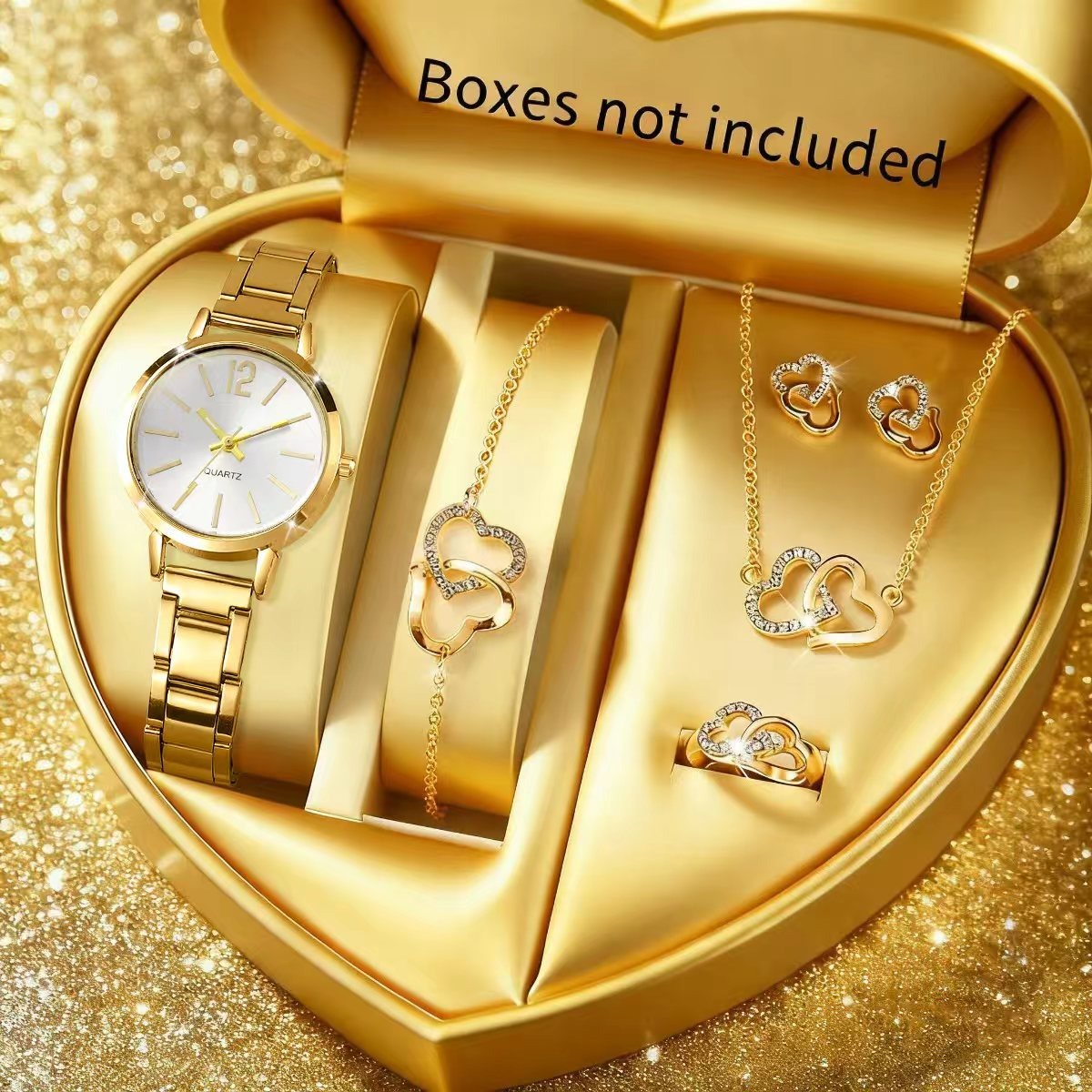 6 ชิ้นแฟชั่นผู้หญิงนาฬิกาควอทซ - Jewelry Watches Women บทวิจารณ์และราคา