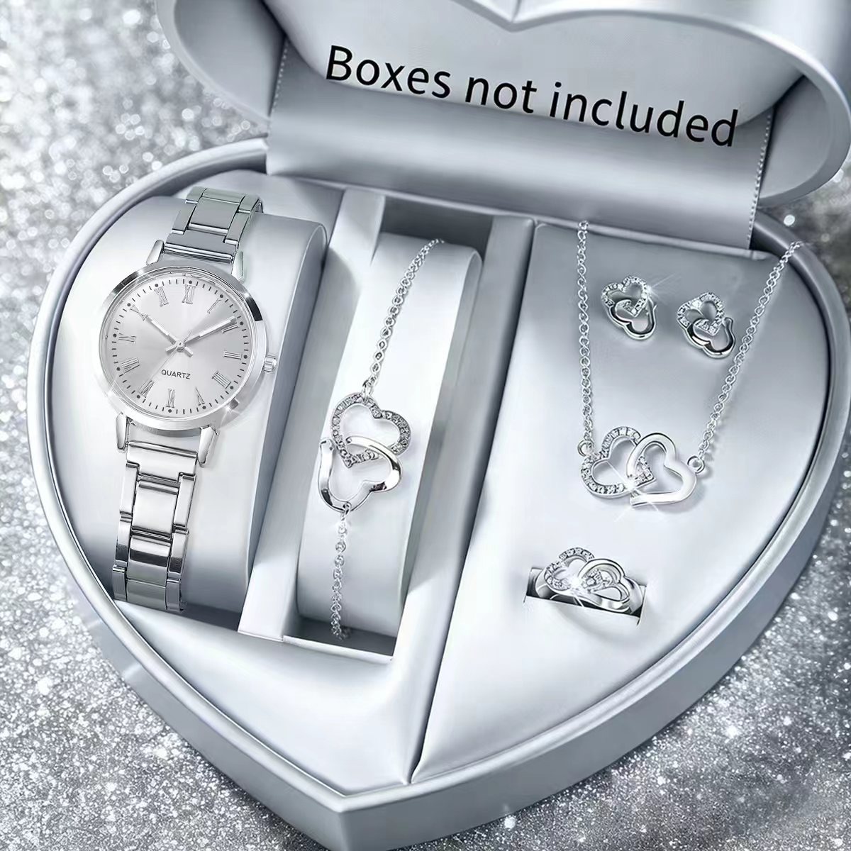 6 ชิ้นแฟชั่นผู้หญิงนาฬิกาควอทซ - Jewelry Watches Women บทวิจารณ์และราคา