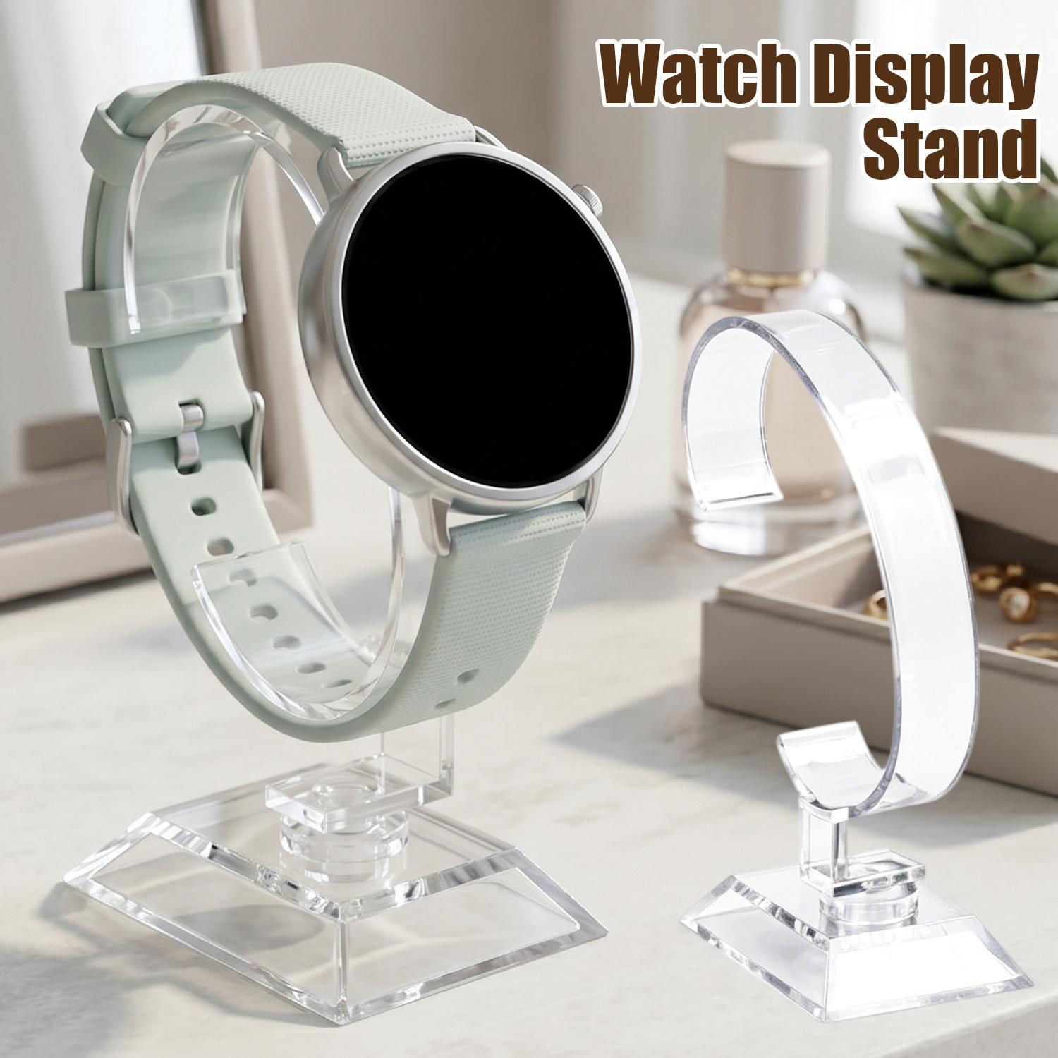 แท่นโชว์นาฬิกาอะคริลิคใสทรงวงก - Watches Jewelry Holder บทวิจารณ์และราคา