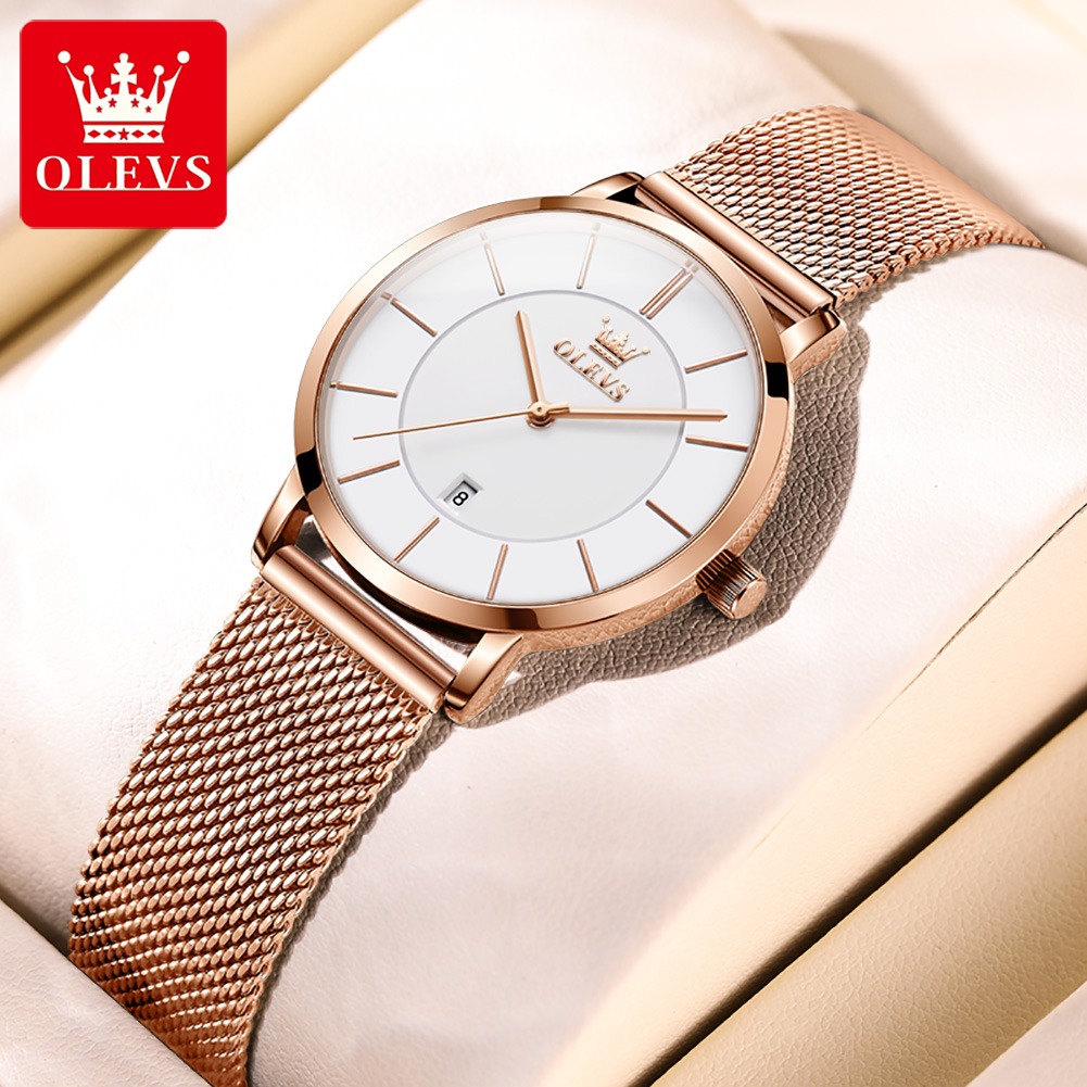 OLEVS นาฬิกาผู้หญิง 5869 Elega - Jewelry Watches Women บทวิจารณ์และราคา