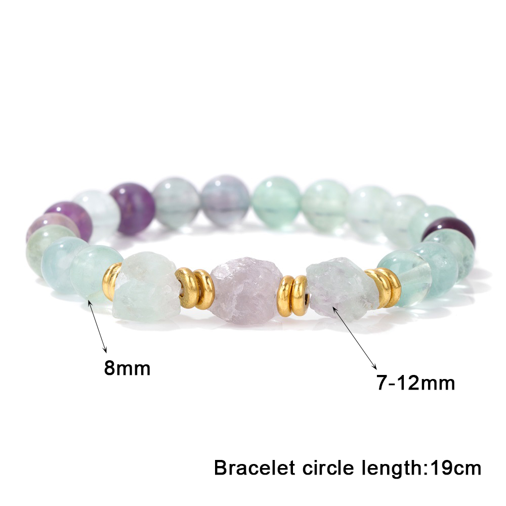 สร้อยข้อมือหินควอทซ์ธรรมชาติสำ - Gemstone Bracelet Healing บทวิจารณ์และราคา