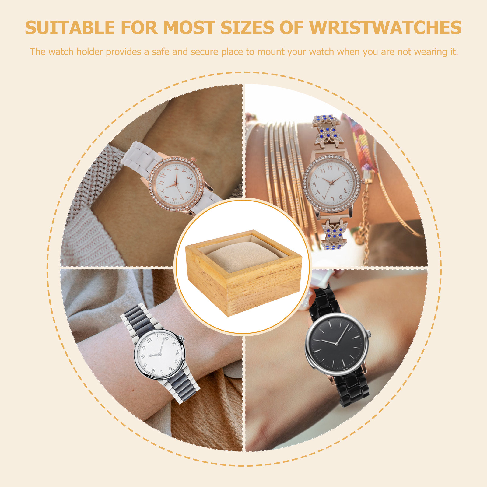 แท่นวางนาฬิกาเดี่ยวแบบพรีเมียม - Watches Jewelry Holder บทวิจารณ์และราคา