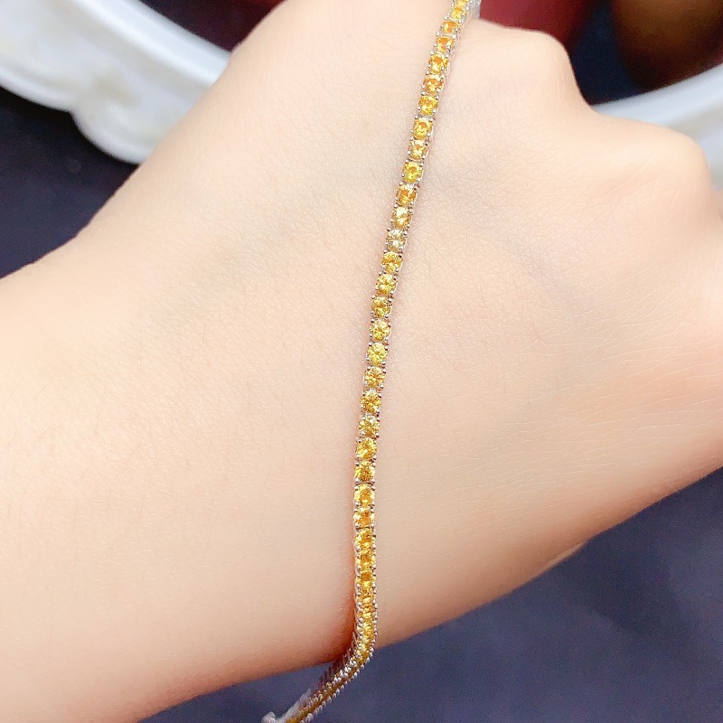 ธรรมชาติ Citrine สร้อยข้อมือเท - Gemstone Bracelet Healing บทวิจารณ์และราคา