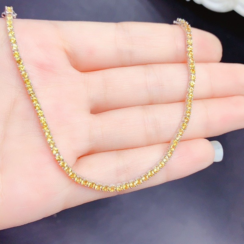 ธรรมชาติ Citrine สร้อยข้อมือเท - Gemstone Bracelet Healing บทวิจารณ์และราคา