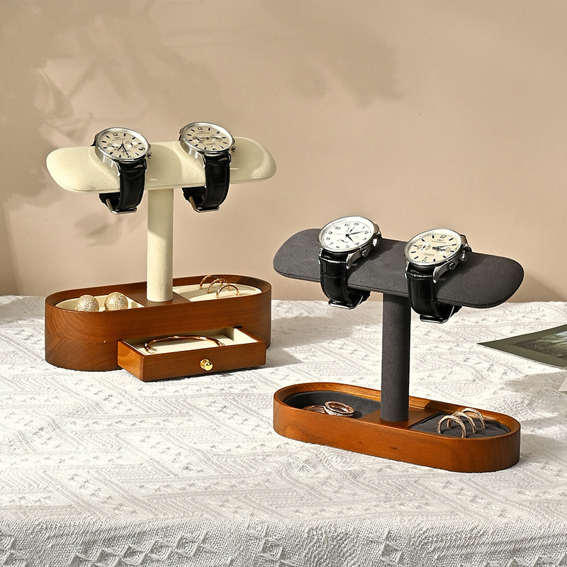 Oirlv ไม้เนื้อแข็งนาฬิกาออแกไน - Watches Jewelry Holder บทวิจารณ์และราคา