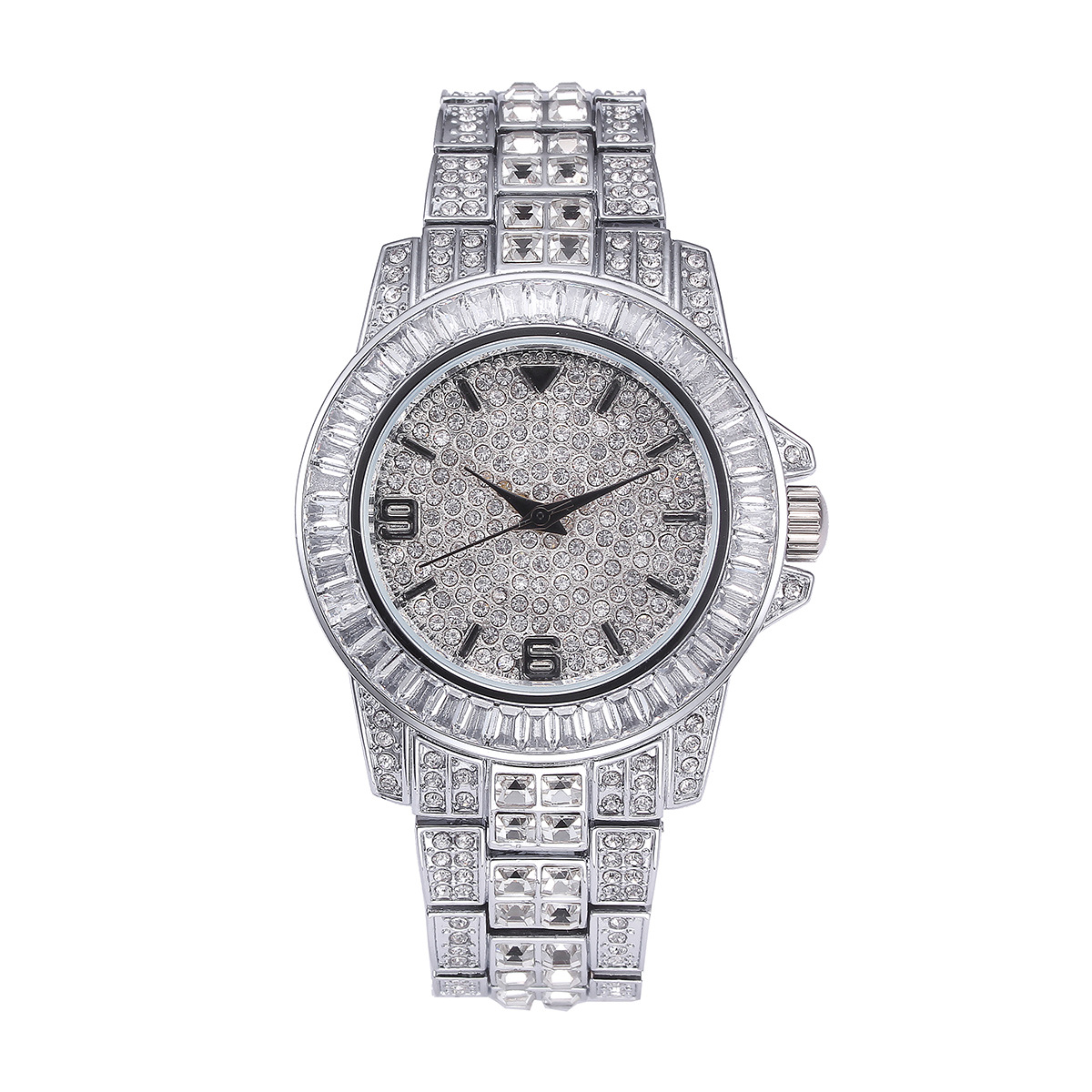 นาฬิกาควอตซ์หรูหราประดับเพชรเต - Jewelry Watches Women บทวิจารณ์และราคา
