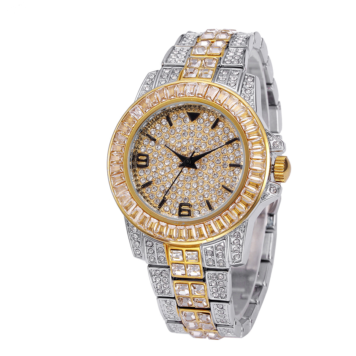นาฬิกาควอตซ์หรูหราประดับเพชรเต - Jewelry Watches Women บทวิจารณ์และราคา