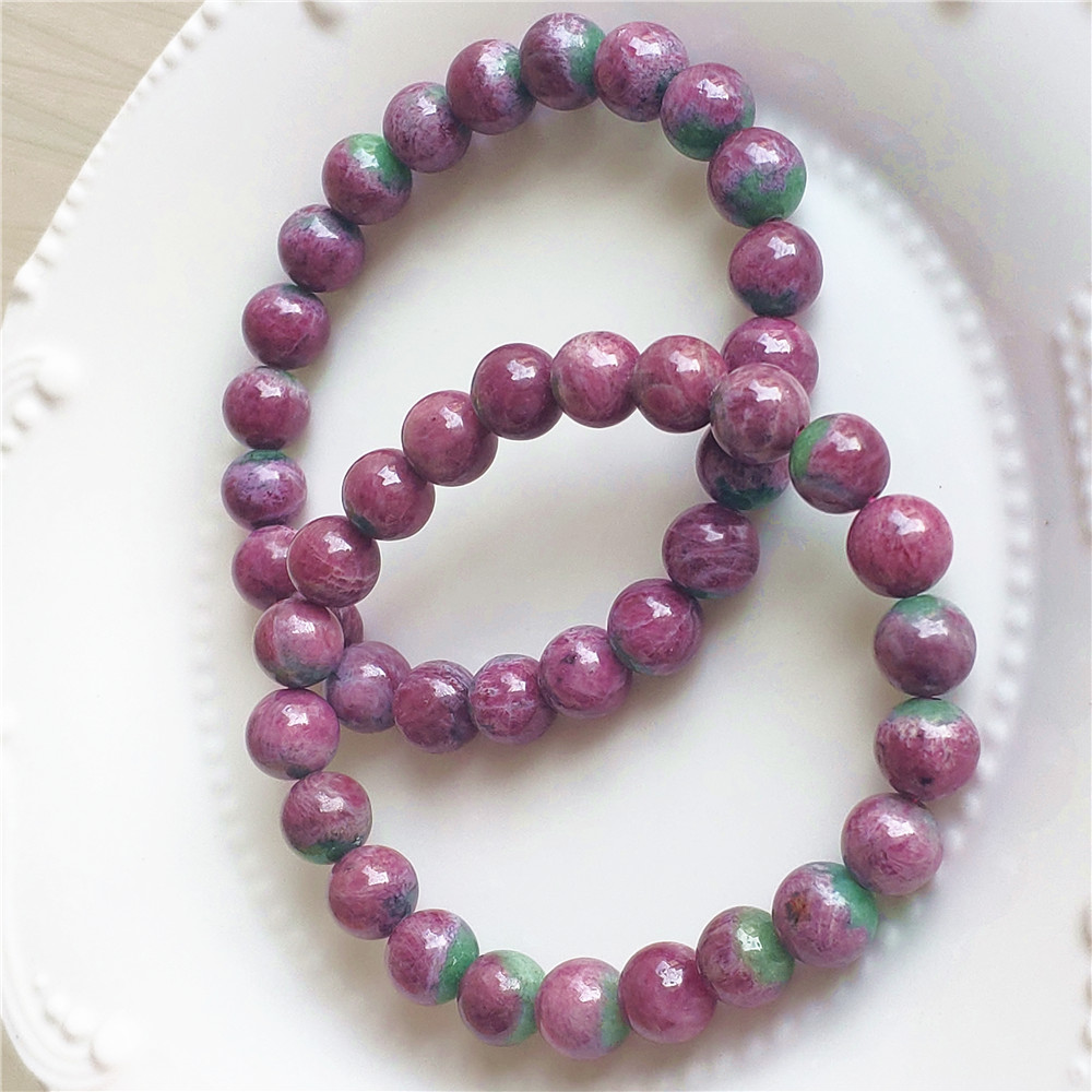สร้อยข้อมือพลอยทับทิมสีแดงธรรม - Gemstone Bracelet Healing บทวิจารณ์และราคา