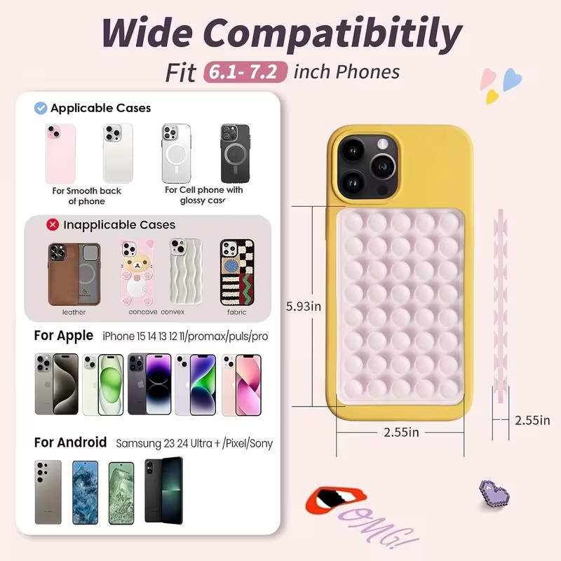 ที่วางโทรศัพท์แบบซิลิโคน 2 ชิ้ - Watches & Jewelry Lvmh บทวิจารณ์และราคา