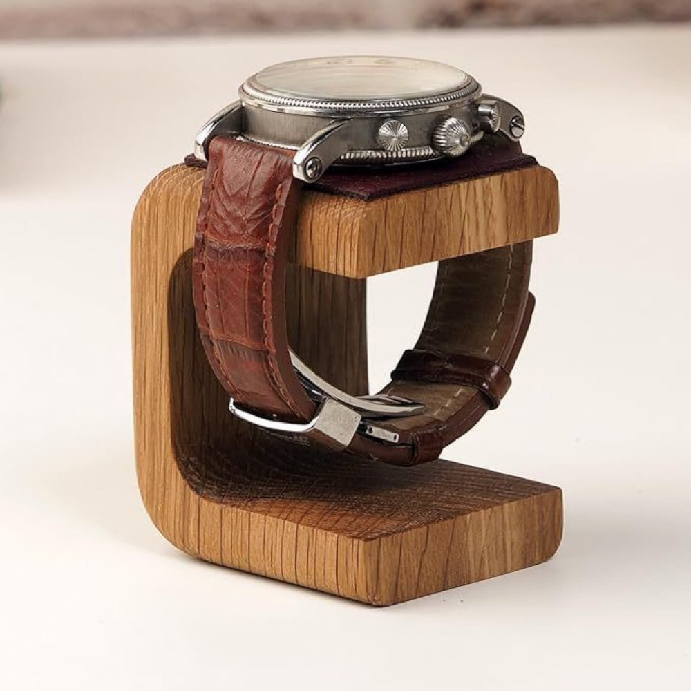 ที่วางนาฬิกาไม้เนื้อแข็งแบบใหม - Watches Jewelry Holder บทวิจารณ์และราคา