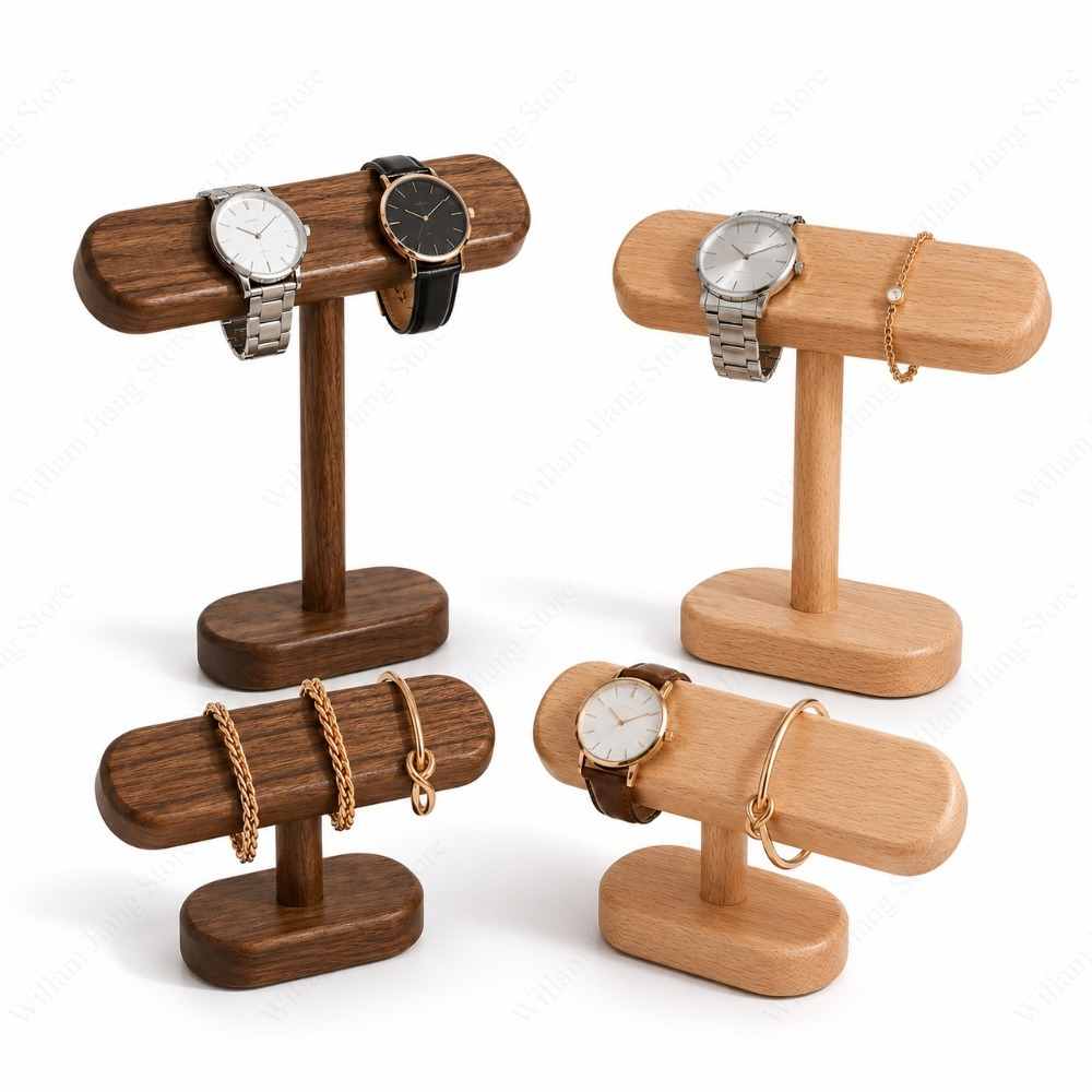 แท่นวางนาฬิกาไม้ 1 ชิ้น ทำจากไ - Watches Jewelry Holder บทวิจารณ์และราคา