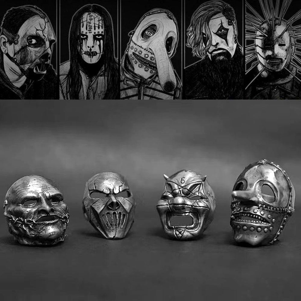 2023ชายดอกไม้Skull MaskแหวนGot - Gothic Skull Ring บทวิจารณ์และราคา