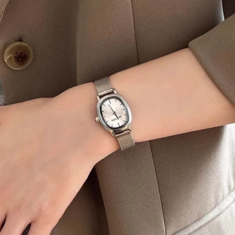 รูปไข่ขนาดเล็ก Dial สีเขียวนาฬ - Jewelry Watches Women บทวิจารณ์และราคา